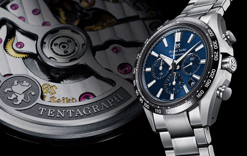 Tentagraph腕錶以Hi beat Caliber 9SA5機芯為基礎，樹立碼錶計時的全新標準。 拷貝