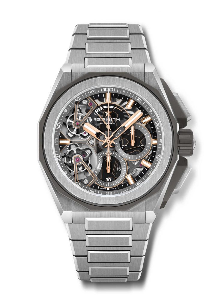 ZENITH真力時DEFY Extreme Double Tourbillon雙陀飛輪鈦金屬腕錶，建議售價NT 2217100