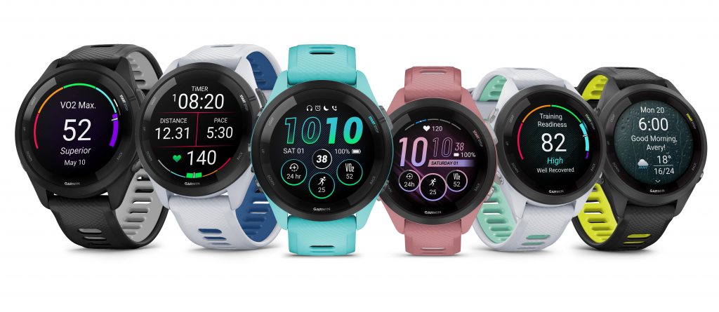 Forerunner 265系列推出雙錶徑共2款6色，建議售價NT14990元，即日起可於指定販售通路購買。 1