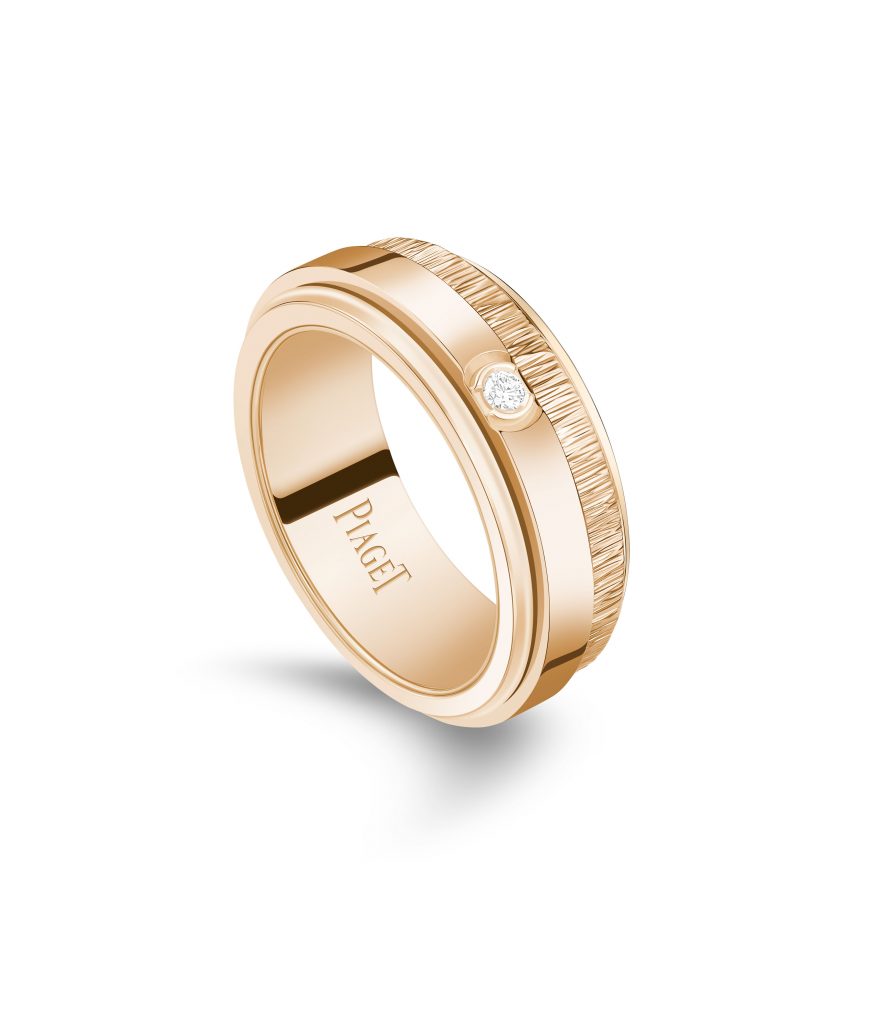 PIAGET Possession系列18K玫瑰金宮廷式雕刻飾紋鑽石項鍊，建議售價NT275000 G33PI300 拷貝 1
