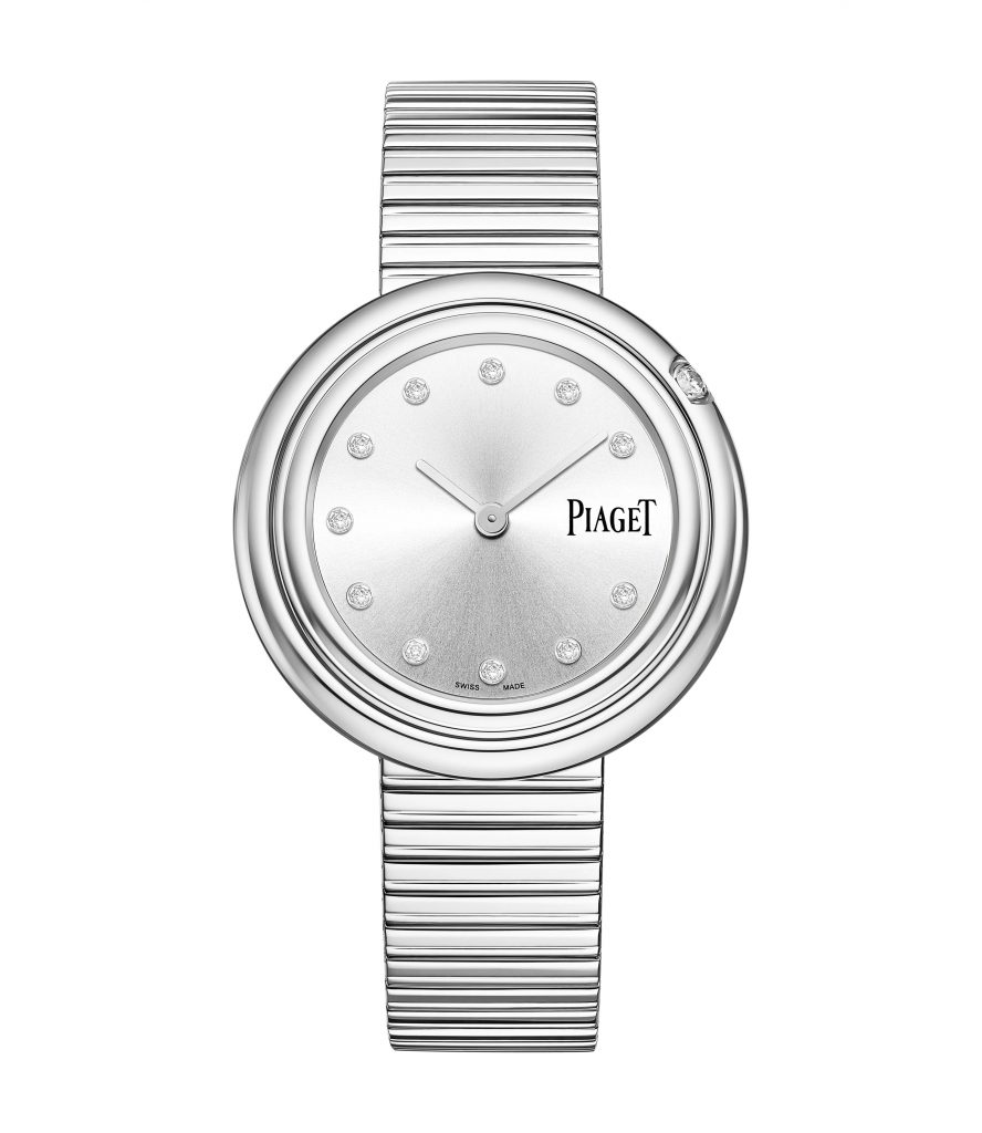 PIAGET Possession系列34毫米精鋼鑽石腕錶，建議售價NT233000 G0A48390 拷貝