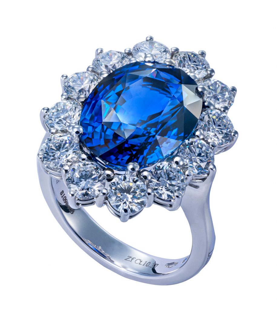 DAMIANI Absolute絕對經典珍藏系列高級訂製珠寶藍寶石戒指，建議售價16820000元