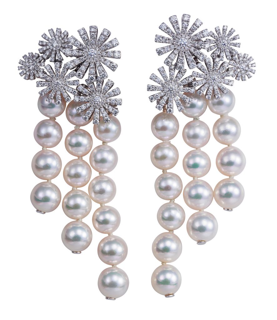DAMIANI Masterpiece Margherita高級訂製珠寶珍稀之花雛菊耳環，建議售價1200000元