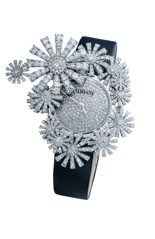 DAMIANI Masterpiece Margherita Secret Garden 18k白金高級訂製珠寶神祕錶，建議售價NT 2100000