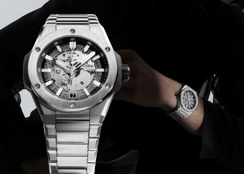 Hublot BIG BANG INTEGRATED TIME ONLY鈦金屬腕錶