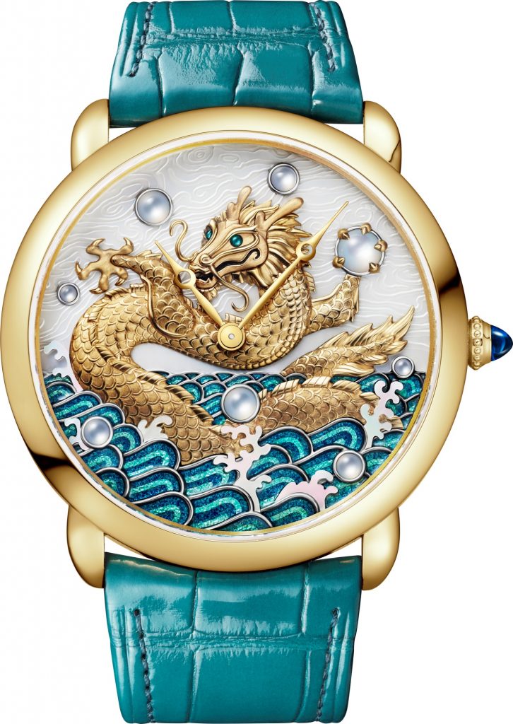 RONDE LOUIS CARTIER亞洲限定高級珠寶腕錶，參考價格約NTD 3970000。 2