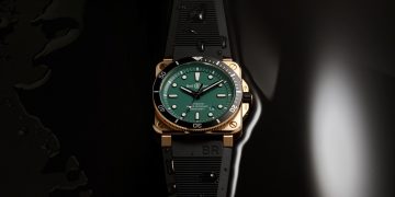 N45 006 BR03 Diver Black Green Bronze
