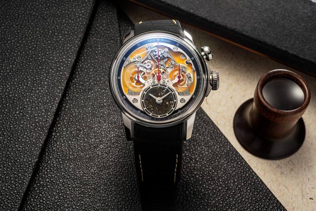 ⁠LOUIS MOINET MEMORIS METEORITE SHH EDITION FLATLAY FRONT 01 HR