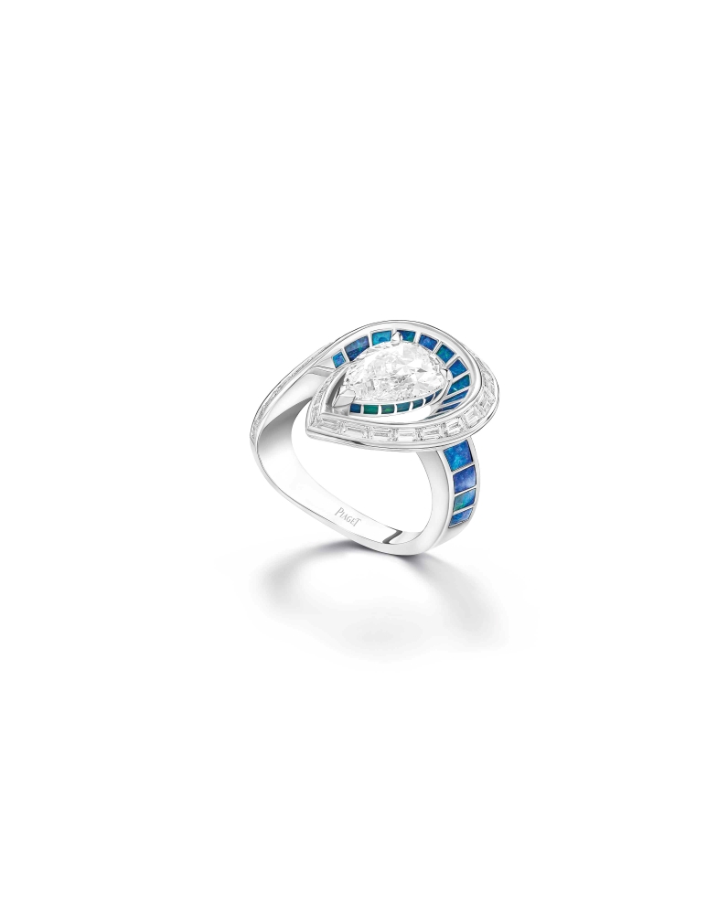 PIAGET Metaphoria 0009 PIAGET Metaphoria頂級珠寶系列 Venilia 鉑金鑽石戒指，建議售價約NT12200000 PGG34N2754