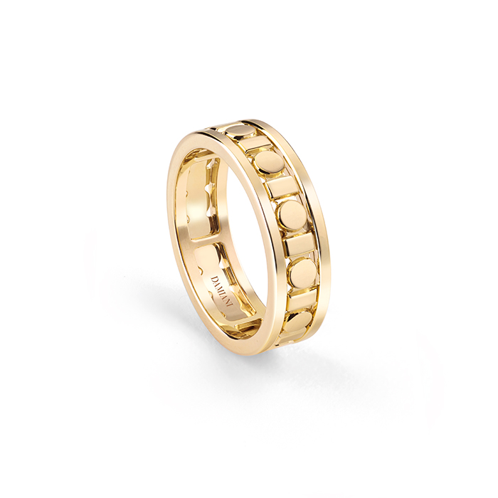 DAMIANI Belle Epoque Reel 18K黃金戒指，參考價格NT 61200