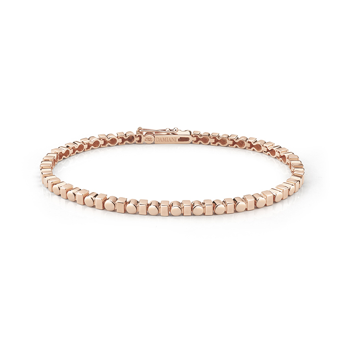 DAMIANI Belle Epoque Reel系列18K玫瑰金手環，參考價格NT 109700