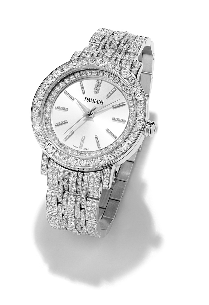 DAMIANI Masterpiece Belle Epoque 美好年代系列全鑽錶，價格請店洽。 1