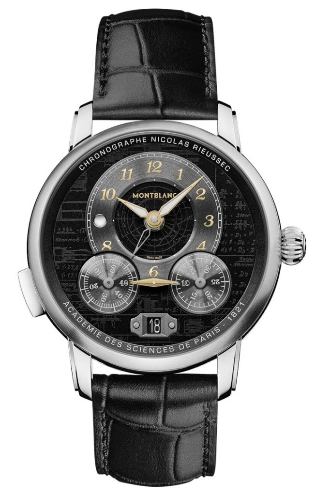 MB133232 MONTBLANC明星傳承系列Nicolas Rieussec計時腕錶大師傑作100週年限量款500，NT299100