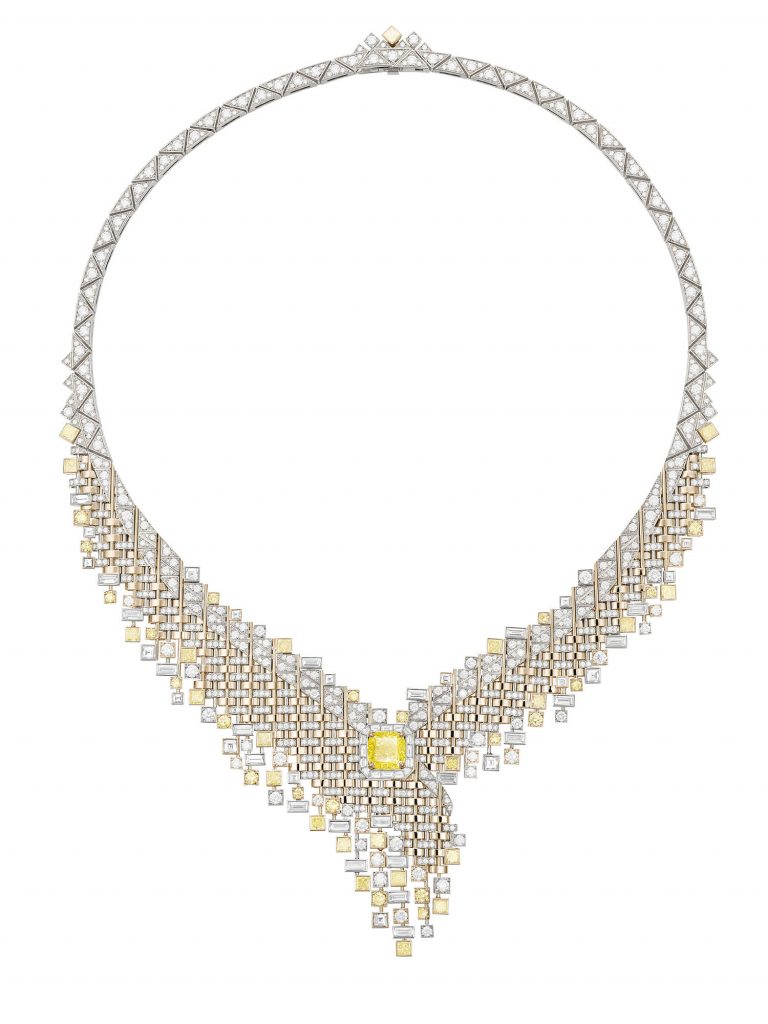 PIAGET Essence of Extraleganza頂級珠寶暨腕錶系列18K黃金與鉑金黃鑽項鍊，價格未定 G37T2900