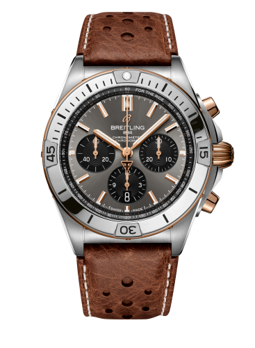 百年靈Chronomat B01 42 Triumph機械計時腕錶，建議售價NT 308000