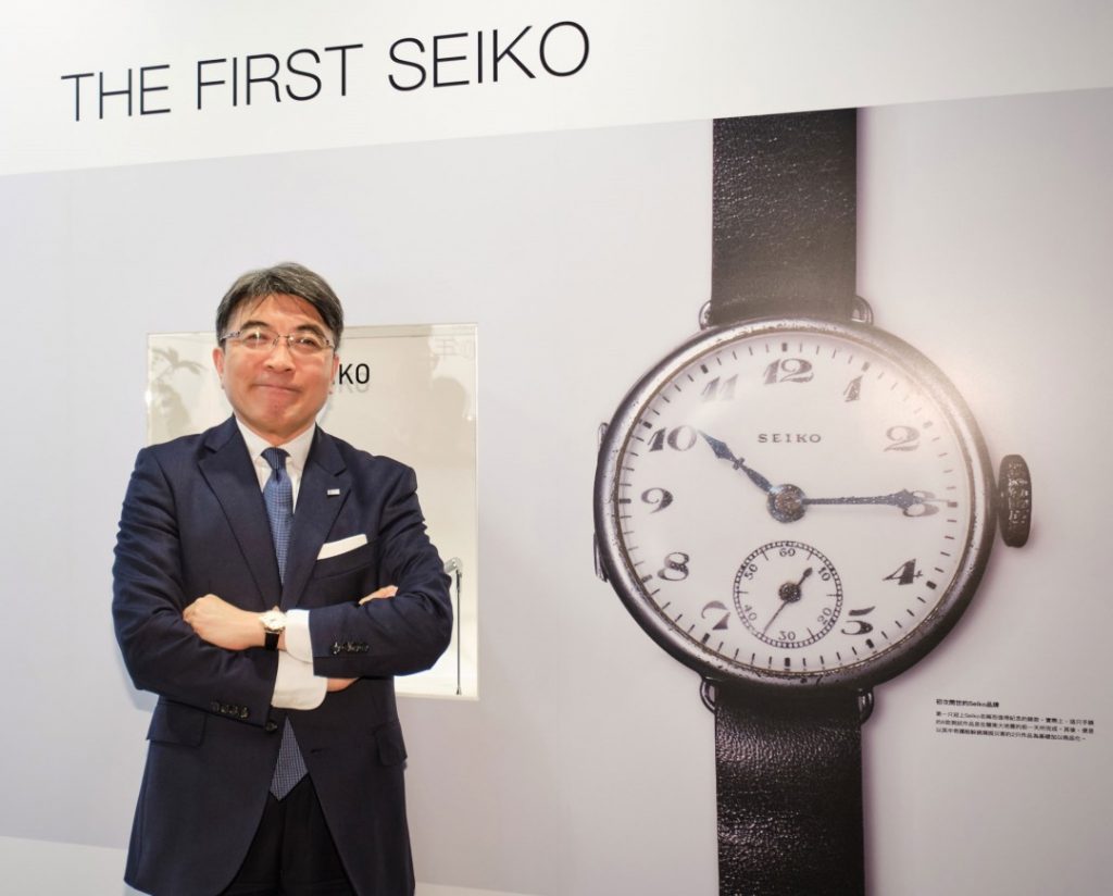 Seiko社長 內藤昭男表示今年不僅是Seiko品牌的100周年，同時也是Seiko來台的70週年，是品牌雙周年重要的里程碑。