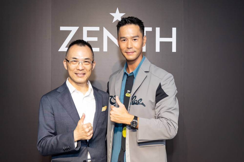 真力時DEFY Skyline Felipe Pantone特別版陀飛輪腕錶上市記者會，邀請知名策展人丁春誠擔任特別嘉賓。 11