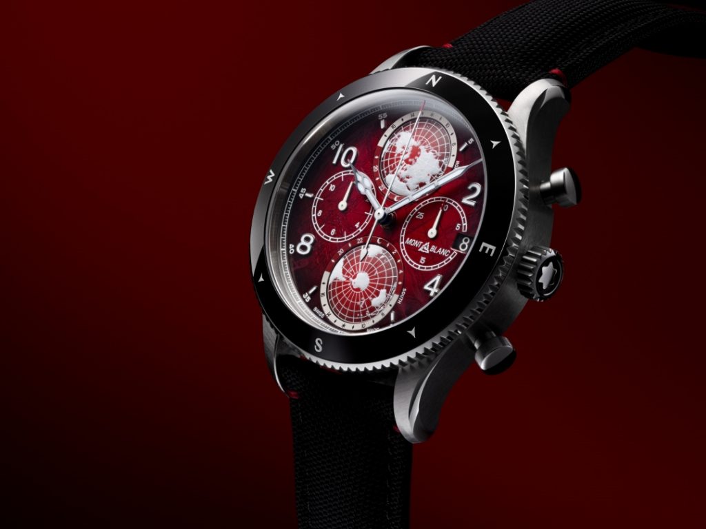 02.MONTBLANC推出全新1858系列Geosphere世界時間計時零氧腕錶限量款290，慶祝登山皇帝Reinhold Messner八十歲誕辰