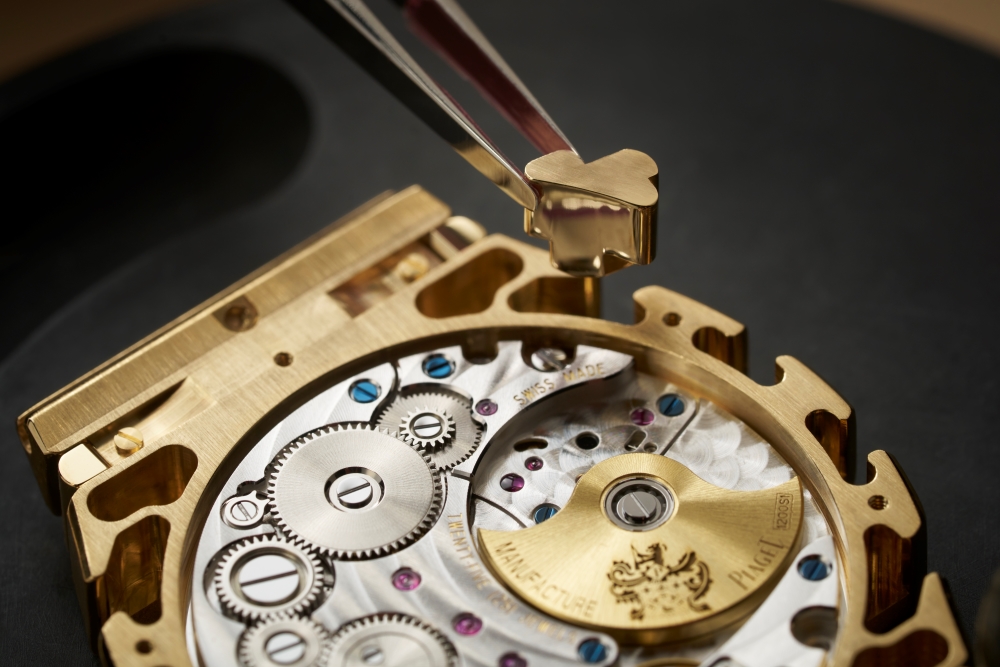 PIAGET Polo 79 系列18K黃金超薄自動上鍊腕錶，搭載伯爵自製1200P1機芯，G0A49150 工藝圖1