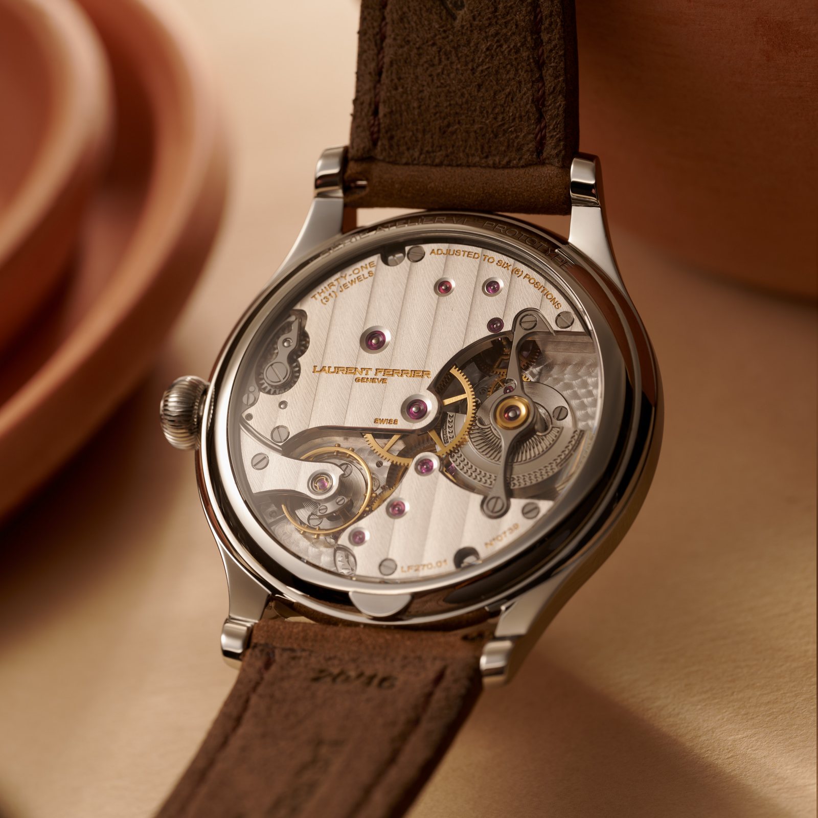 Laurent Ferrier Classic Auto Sandstone lifestyle 4
