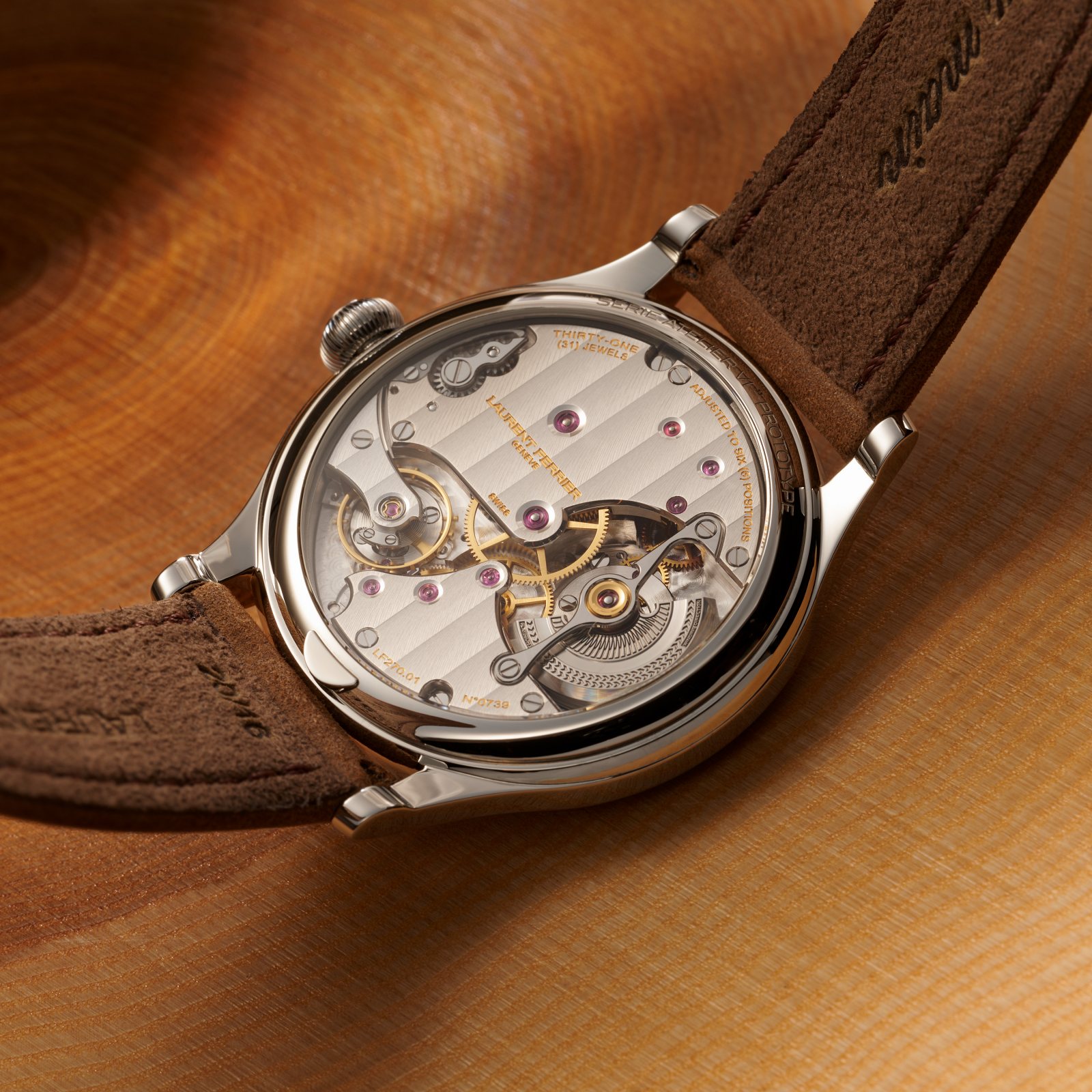Laurent Ferrier Classic Auto Sandstone lifestyle 9