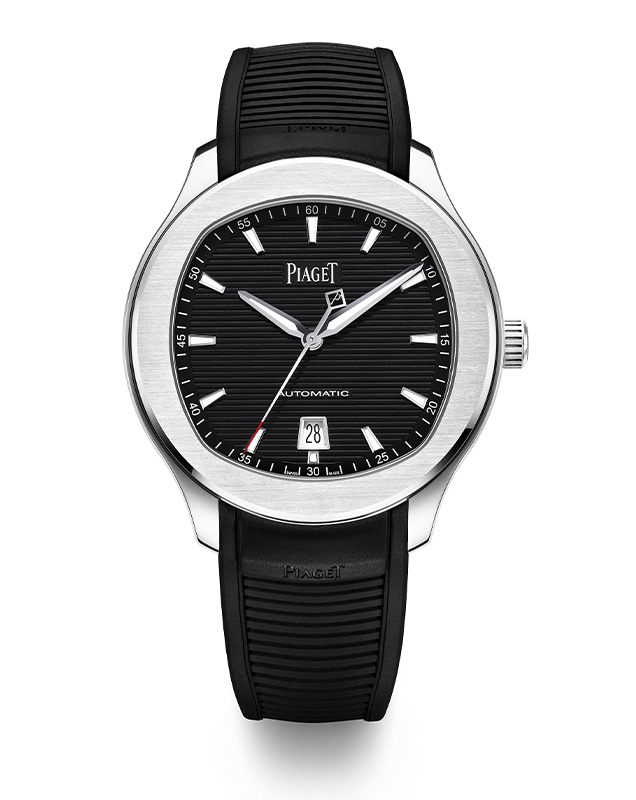 PIAGET Polo系列夜黑色日期顯示自動上鍊腕錶，建議售價約NT422000 G0A47014