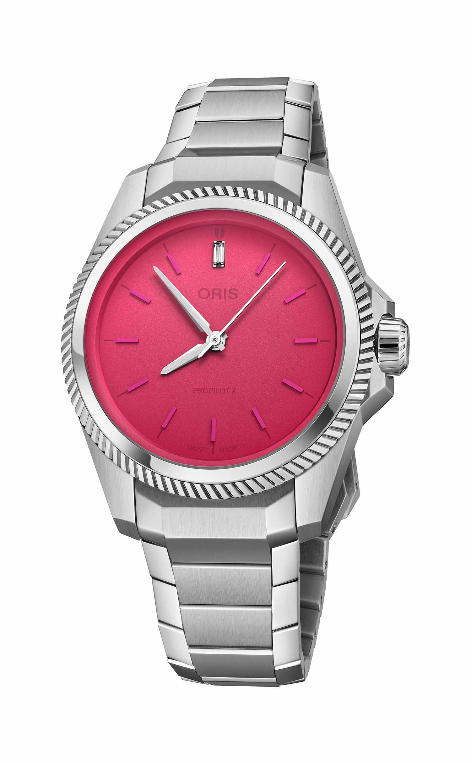 Oris Miss Piggy聯名腕錶，建議售價NT96800
