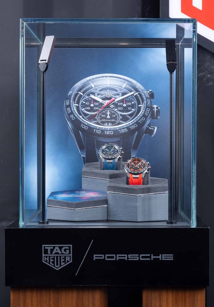 TAG Heuer泰格豪雅x Porsche保時捷聯合特展於板橋大遠百盛大登場，現場同時展出最新Carrera Extreme Sport系列腕錶 3