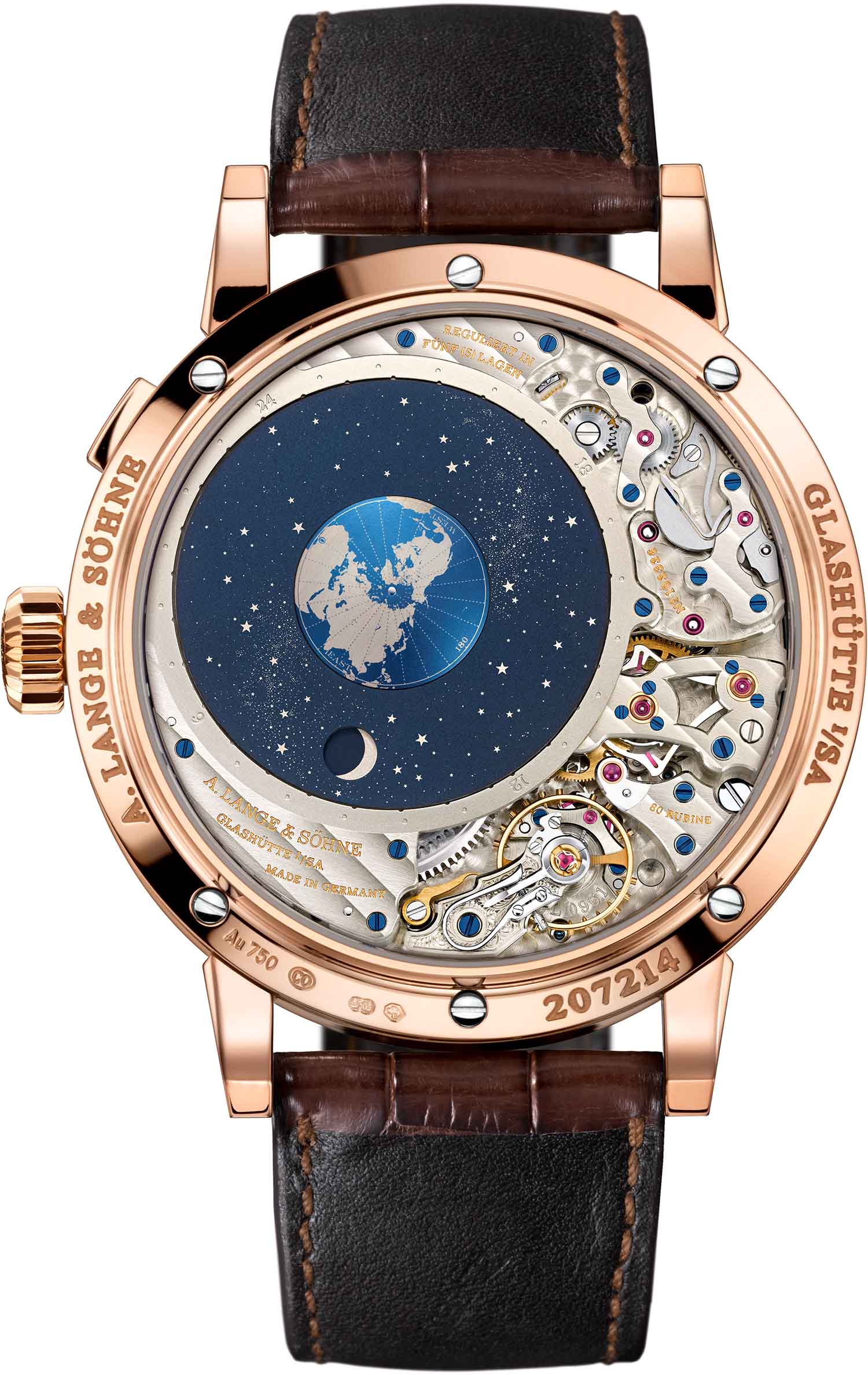 06. 朗格「RICHARD LANGE」Perpetual CalendarTerraluna腕錶，750玫瑰金款︒