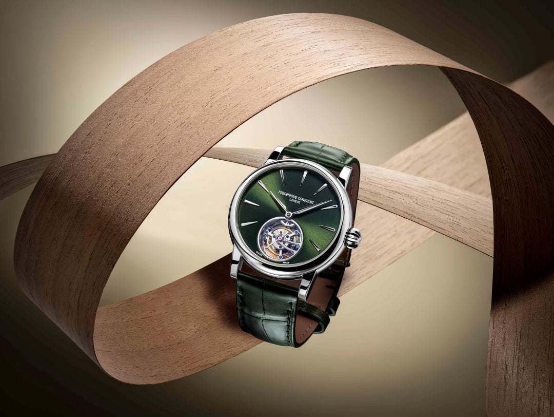 2025 Frederique Constant FC 980GR3H6 Classic Tourbillon Manufacture Green PR low