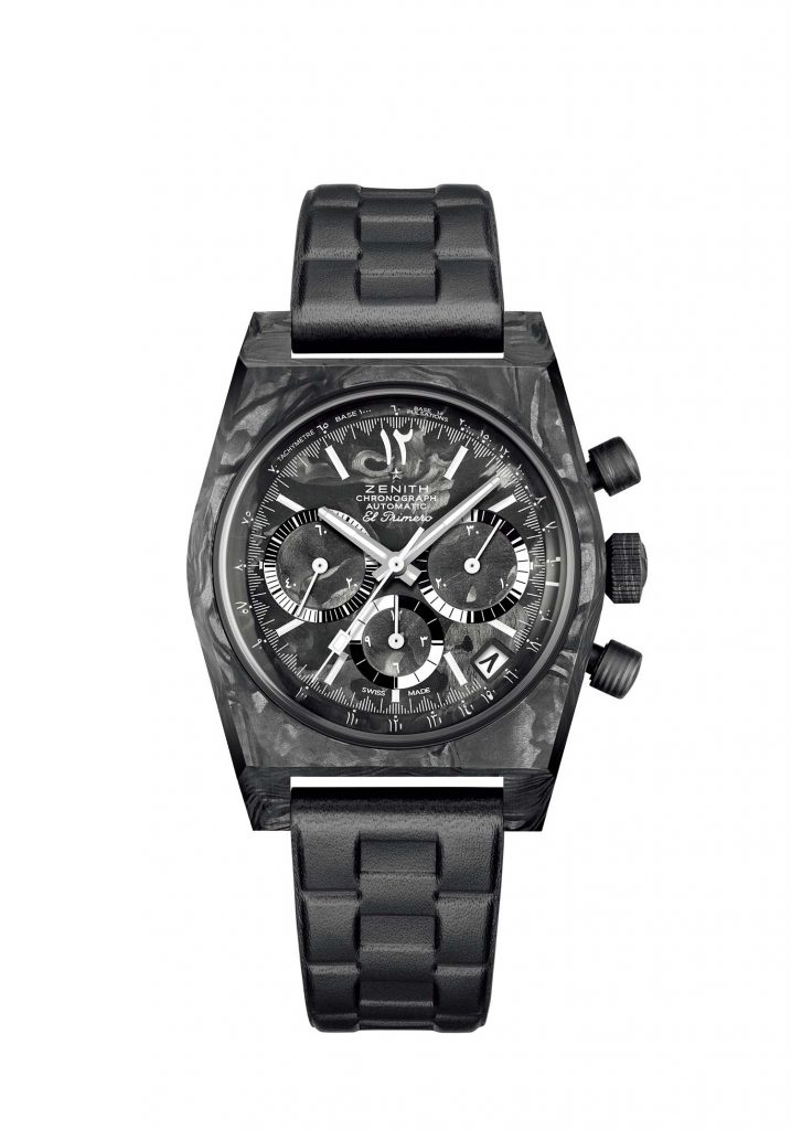 ZENITH真力時CHRONOMASTER Revival A3818 Cover Girl Carbon碳纖維復刻版限量腕錶，全球限量發行50只，建議售價NT 469500