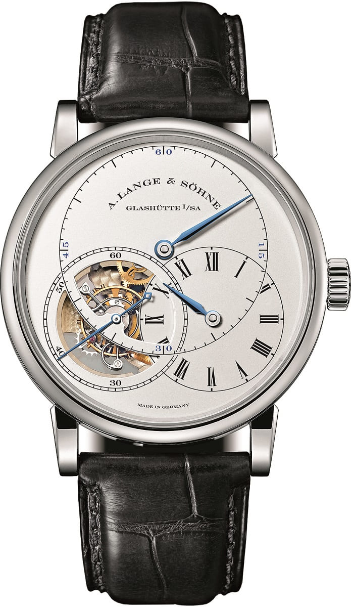 04. 朗格「RICHARD LANGE」Tourbillo nPour le Merit e腕錶，750白金款︒