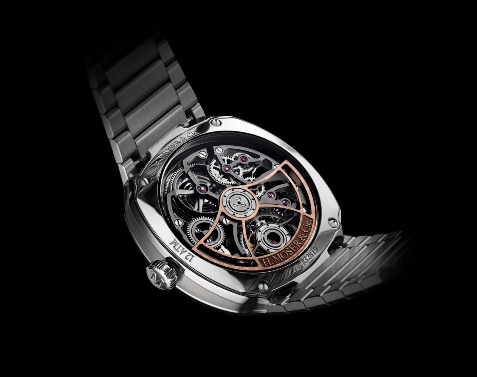 HMoser 6814 1200 Streamliner Tourbillon Skeleton Caseback B