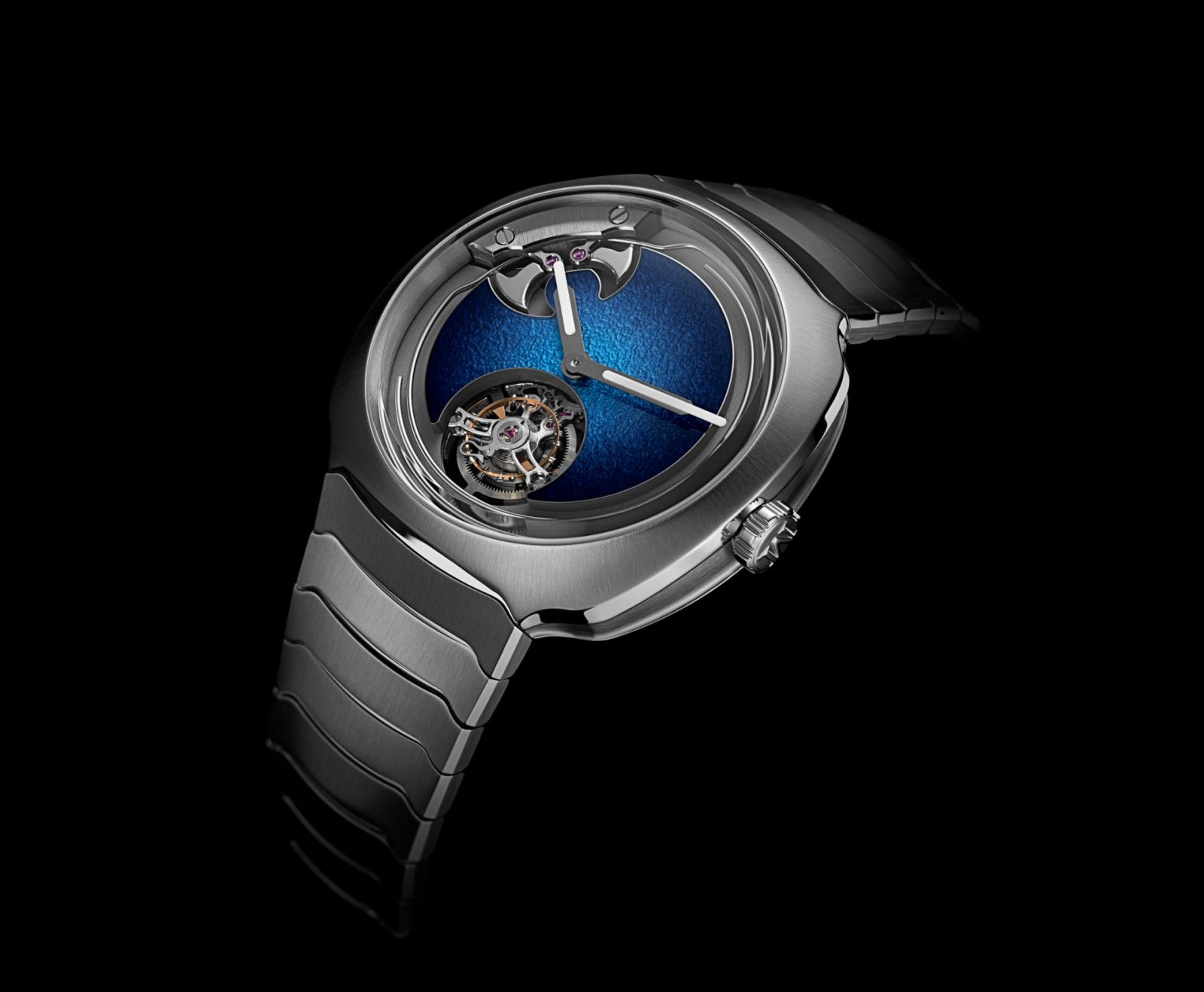 HMoser 6905 1200 Streamliner Minute Repeater ST AquaBlue Detail B