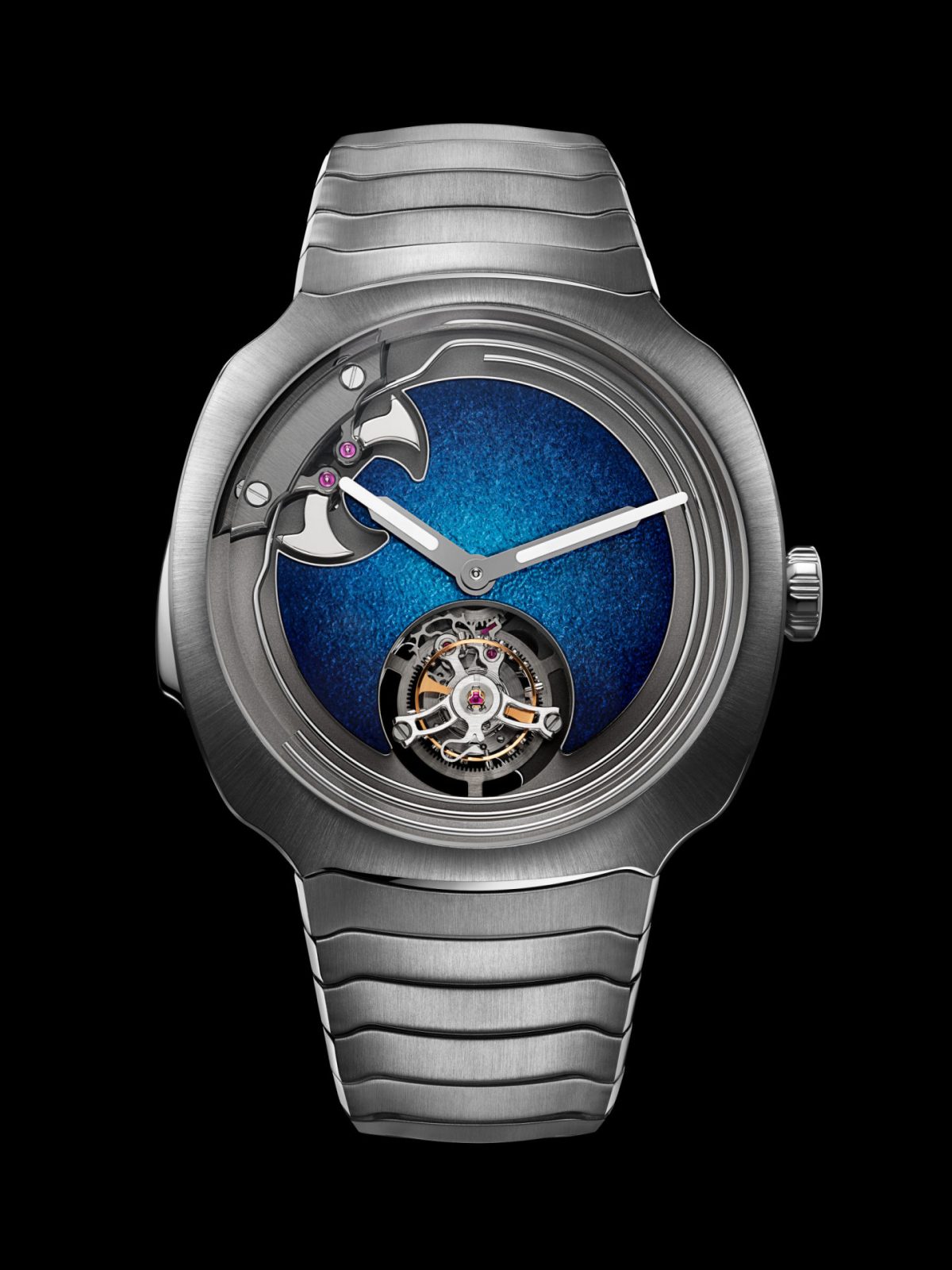 HMoser 6905 1200 Streamliner Minute Repeater ST AquaBlue SDT B