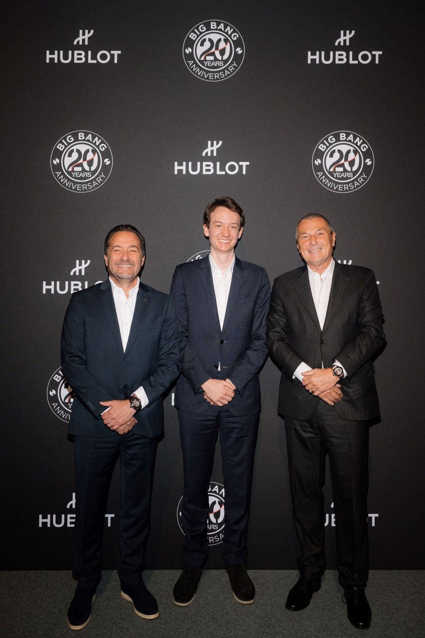 Hublot Julien Tornare Frédéric Arnault and Jean Christophe Babin