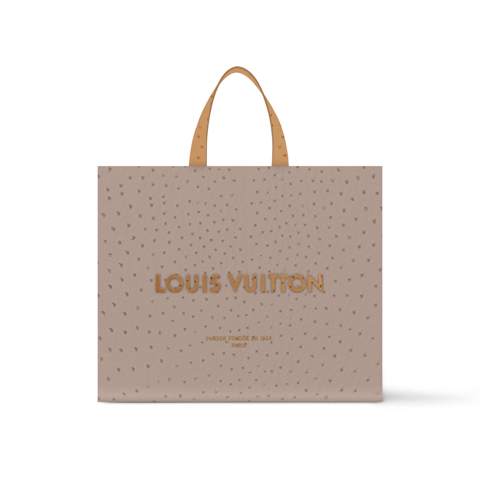 【新品】Shopper Tote MM 鴕鳥皮購物袋包1160000 N87709