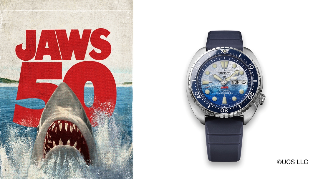 Seiko Prospex X《JAWS》50週年限量紀念錶款 SRPL81K1 NT27500。