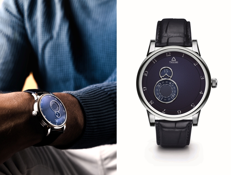 Trilobe Nuit Fantastique Grained Blue4 side