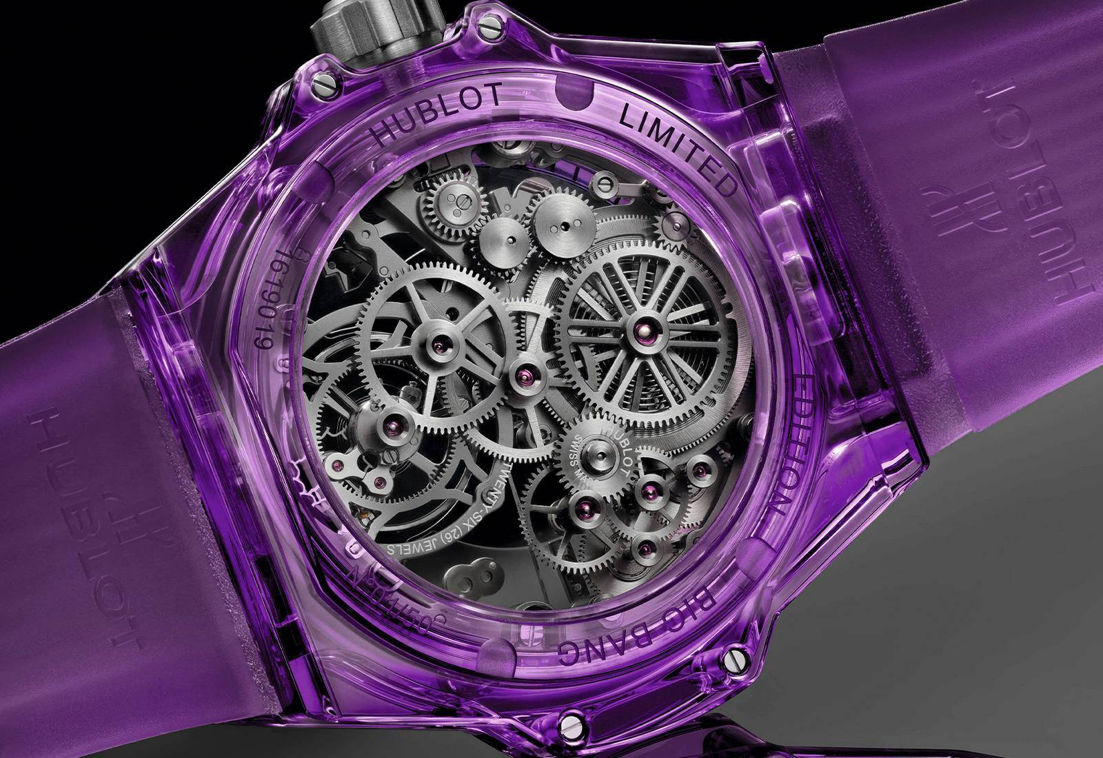 5HUBLOT Big Bang紫色藍寶石陀飛輪